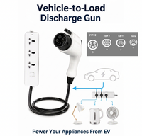 Adaptateur bidirectionnel pour véhicule électrique de type 2, norme européenne, état neuf, 3,5 kW, certifié IP55 CE/TUV, pour la recharge