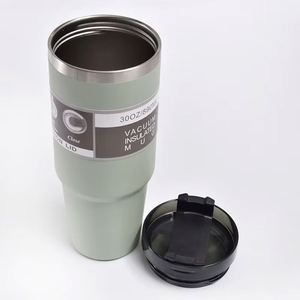 Food Grade 20Oz 30Oz Custom Logo Double Wall Stainless Steel Vacuum Insulated <b>Coffee</b> Insulated Tumbler Cups MUG Flask With Straw - Product Image 3