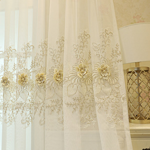 <span class=keywords><strong>Tende</strong></span> da ricamo <span class=keywords><strong>con</strong></span> perle trasparenti di lusso rosa 3D bianche per <span class=keywords><strong>tende</strong></span> da salotto per camera da letto da ragazza <span class=keywords><strong>con</strong></span> <span class=keywords><strong>tende</strong></span> in pizzo di Tulle floreale - Product Image 4