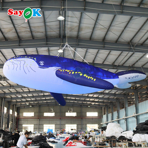 <span class=keywords><strong>วาฬ</strong></span>ยักษ์เป่าลมสั่งทำพิเศษ ขนาด 5 เมตร พร้อมไฟ LED สำหรับตกแต่งเชิงพาณิชย์ - Product Image 4