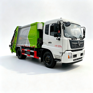 Camion à ordures compacteur Dongfeng Kinland 12CBM, camion de collecte de déchets hydraulique, exportation mondiale - Product Image 5