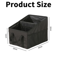 Boîte de rangement pour siège de voiture, boîte à outils multifonctionnelle pliable, boîte de rangement pour coffre de voiture, accessoires de voiture