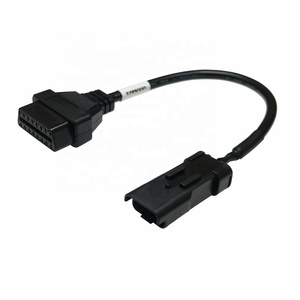 Kabel Diagnostik Motor 4Pin Ke 16Pin OBD2 Adaptor Pemindai Konverter Pembaca Kode Kabel Ekstensi Moto OBD II untuk Ducati - Product Image 3