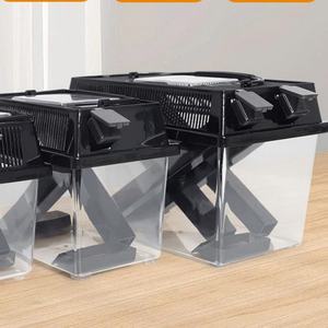 Climbing Pet Eco Tank Box Crickets Keep Palace Crab Insects Raised Double Open Breathable Cover Feeding Box - Product Image 3