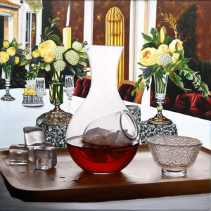 Carafe à whisky, vin et saké en cristal <span class=keywords><strong>de</strong></span> haute qualité <span class=keywords><strong>de</strong></span> style japonais classique avec poche à glace, soufflée à la main, grande capacité - Product Image 5