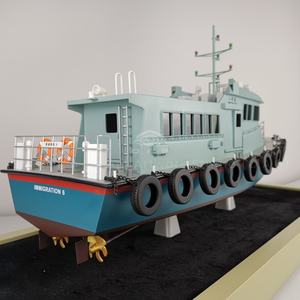 O.A.Sカスタマイズ60cm鉱石ボートパトロール船モデル手作り科学工学玩具工場用ボートモデルギフト用 - Product Image 3