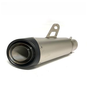 Modification du tuyau d'échappement en acier inoxydable à triple couche et coupe oblique pour moto, adapté aux modèles R1, CB190 - Product Image 5