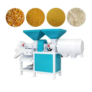 Máquina para hacer polvo y granos de maíz con motor eléctrico y diésel de alta capacidad