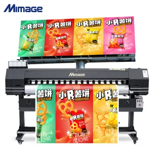 large format 1.6m XP600/i3200 eco solvent printer and cutter digital Inkjet pvc vinyl flag banner wallpaper printing machine