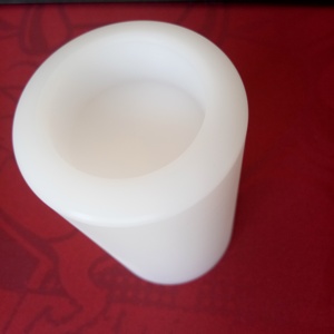 Wholesale White Plastic PE Cylinder Candle Cup Votive Candle Holder Tealight Insert <strong>Liner</strong> for Home Decoration - Product Image 5