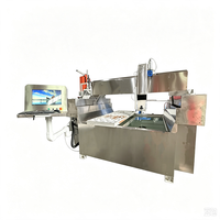 PMT Petite machine de découpe jet d'eau CNC à portique, facile à installer, abrasive, 1500*1500mm, mini machine de découpe jet d'eau