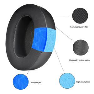 Bulk ANC Ear <b>Pads</b> For Anker Soundcore Q20+ Q20i Q20BT Headphones Ice Cooling Gel Earpads Replacement Ear Cushion Stock Ready - Product Image 5