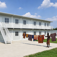 Vente de liquidation d'usine : Maison conteneur modulaire mobile à 2 étages, bâtiment de bureaux et appartements à faible coût, modèle 03 en stock