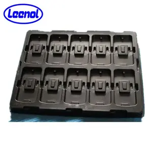 Leenol-bandeja de almacenamiento de plástico termoformado, bandeja Esd para embalaje de Pcb, blíster de plástico ESD