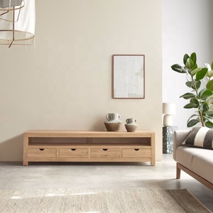 <span class=keywords><strong>Cassettiera</strong></span> Moderna Personalizzata, Mobile <span class=keywords><strong>TV</strong></span> dal Design Piatto con Ripiano Aperto, Armadietto in Melamina, Credenza per Ingresso - Product Image 2