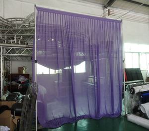 Wedding Chiffon Curtains Backdrop <b>Adjustable</b> Pipe and Drape Durable Backdrop Stand For Events - Product Image 2