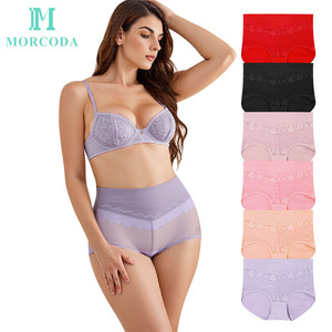 Mutandine da <span class=keywords><strong>donna</strong></span> in pizzo di latte di seta Maccea Sud America Plus Size tinta unita all'ingrosso 2XL Sexy <span class=keywords><strong>donna</strong></span> <span class=keywords><strong>donna</strong></span> intimo biancheria intima - Product Image 1
