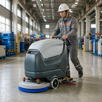 Nettoyeur de sols industriel haute puissance 550W avec moteur à balais pour hôpitaux et zones commerciales