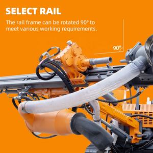 Compresseur d'air pour forage de trous de dynamitage dans les carrières, plateformes de forage de trous de dynamitage dans les roches dures, profondeur de 20 m - Product Image 5