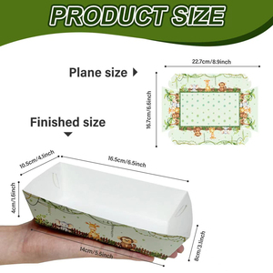 Caja <span class=keywords><strong>de</strong></span> Papel Plegable Desechable Personalizable para Decoración <span class=keywords><strong>de</strong></span> Empaque <span class=keywords><strong>de</strong></span> Regalos <span class=keywords><strong>de</strong></span> Fiesta <span class=keywords><strong>de</strong></span> Cumpleaños - Product Image 3