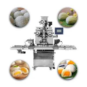 Máquina Automática de Sorvete Mochi Incrustante e Formadora de Máquina para Mochi com Enchimentos de Sabor Diferente