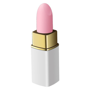 Lipstick <b>Mini</b> Vibrating Wand Pink White ABS Button Control Adult Stimulation Non Latex <b>Vibrators</b> - Product Image 2