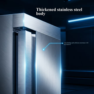 Congélateur vertical commercial YULONGE à 2 ou 4 portes en acier inoxydable, économie d'énergie, pour cuisine de <span class=keywords><strong>restaurant</strong></span> - Product Image 4