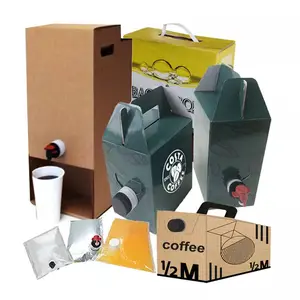 Изготовленный На Заказ полиэтиленовый пакет в коробке для упаковки кофе сока вина