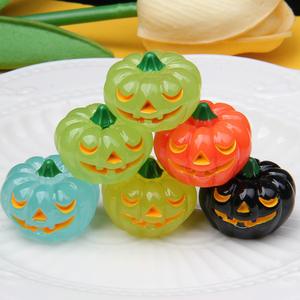 2025 New <b>Product</b> 3D Luminous Halloween Cute Pumpkin Ornament DIY Simulation Jewelry Accessories - Product Image 6