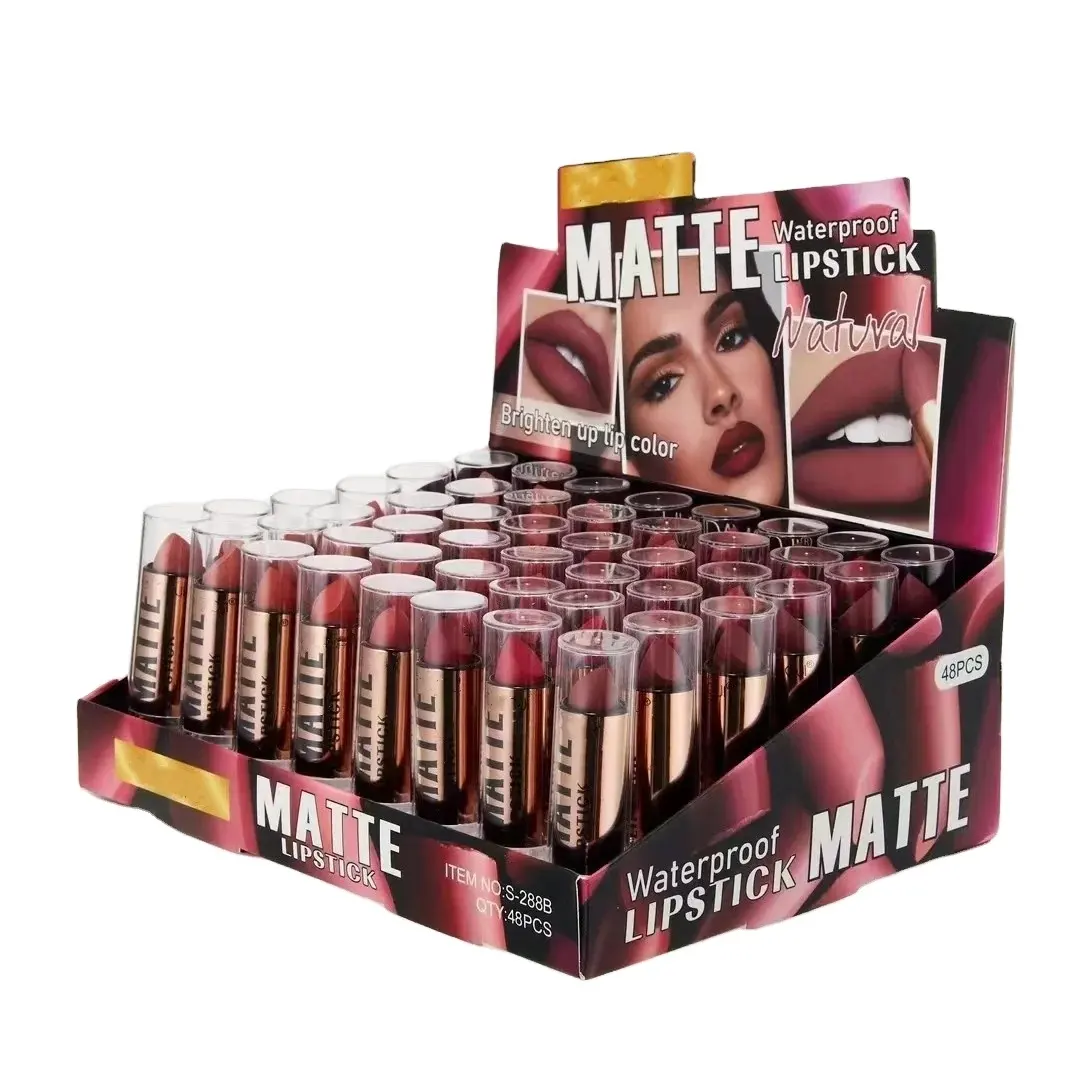Wholesale Matte Makeup Lipsticks For Fashion Lady Beauty Lips Makeup