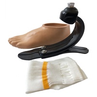 Prothèse de pied légère en fibre de carbone, à stockage d'énergie pour la course, à orteils séparés avec coque de pied, pour amputés sous le genou