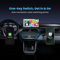 Adapter USB Dongle Wireless Carplay Android Auto 2 in 1 dengan YouTube Netflix WiFi 5G untuk Mobil Grosir Distributor OEM