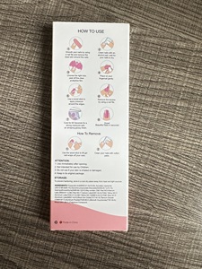 Pegatinas de envolturas de uñas de gel semicuradas con lámpara UV populares con diseño de color degradado rosa y blanco - Product Image 5