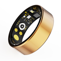 2025 AI Anillo inteligente Diseño de moda Control de gestos Video Salud Monitor de sueño IOS Fábrica OEM