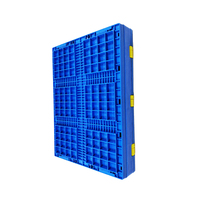 Caisses de stockage pour palettes, aspect bois, plastique pliable, empilable, pliable, en PP, pour fruits et légumes, en maille pliable