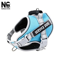 Harnais réglable anti-traction pour chien d'assistance G-Hot Sale, gilet réfléchissant et respirant avec poignée supérieure pour chiens de taille moyenne à grande