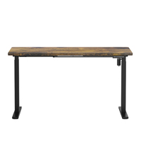 Nouveau mobilier de bureau moderne 2026 : Bureau électrique à moteur unique, réglable en hauteur (assis-debout)