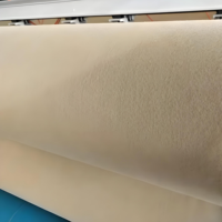 Complexe géotextile non tissé avec géomembranes pour filtration et drainage, matériau polyester, couleur noire