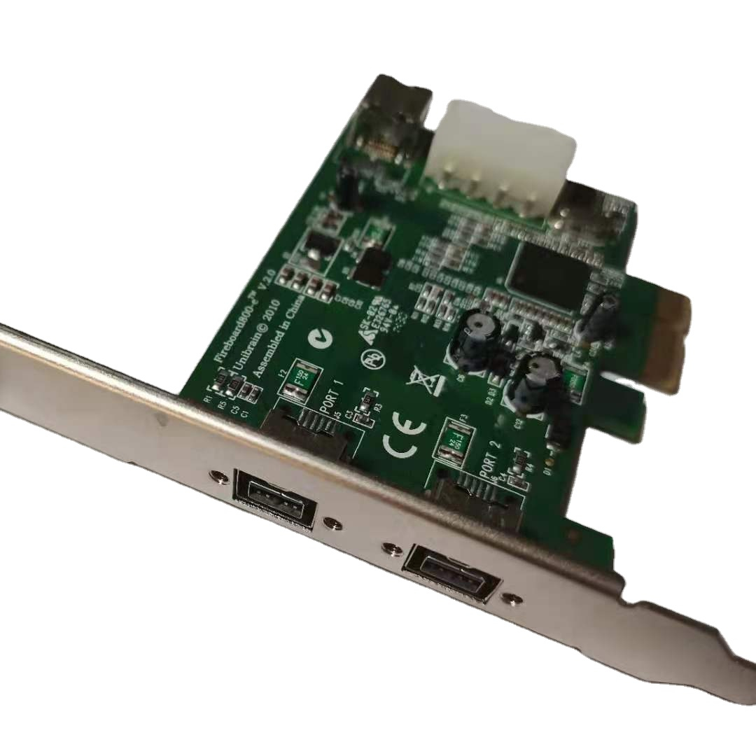 IEEE 1394 PCI Express Controller Card PCIe USB Ethernet Adapter Kartu PCI E untuk 3-Port 1394B Video Capture Card