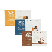 Emballages de sachets en aluminium avec logo imprimé personnalisé pour barres énergétiques au chocolat et aux protéines