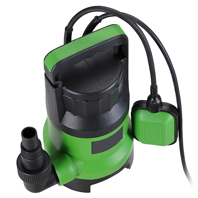 ポータブル水中ポンプ 750W 13000L/H 汚水/清水ポンプ フロート