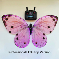Papillon Bionique Lumineux RC à LED pour Spectacles, Mariages, Événements Extérieurs – Prêt à Voler, Idéal pour l'Enseignement et la Formation