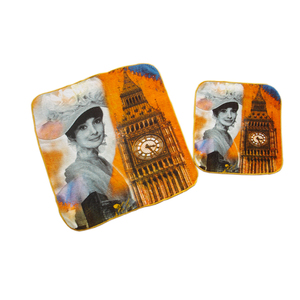 Nhà Máy Bán Hàng Trực Tiếp Trẻ Em Của Khăn Tay OEM Thiết Kế Trẻ Em Phim Hoạt Hình In Nhỏ Khăn Vuông - Product Image 2