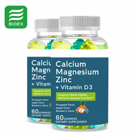 BioLex – Compléments alimentaires en bonbons gélifiés (calcium, magnésium, zinc, vitamine D3) en gros pour adultes, améliorent l'immunité, qualité alimentaire
