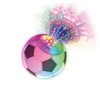 Ballon de football lumineux coloré rechargeable avec 12 modes d'éclairage pour enfants, idéal pour les jeux nocturnes en extérieur, cadeau