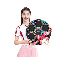 Cible de boxe musicale intelligente pour entraînement à domicile, cible murale suspendue colorée et durable pour adultes