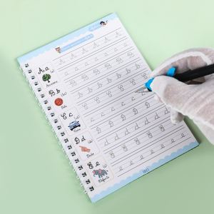 4 Buku Latihan Menulis Ajaib Versi Portugis untuk Anak Prasekolah, Buku Pembelajaran Edukatif - Product Image 2