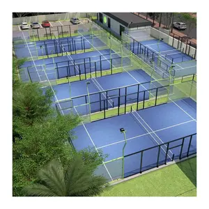 जेएस फैक्टरी सीधे उच्च गुणवत्ता वाले पैडल टेनिस कोर्ट लाइट पोल कोर्ट पैडल टेनिस कोर्ट खरीदें