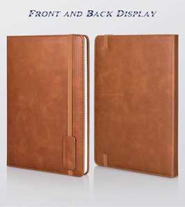 Agenda 2025 Creativa Mini con Tapa Dura de Cuero, Logotipo Grabado, Planificador Diario, Cuaderno con Banda Elástica, 100 Hojas A5 Cosidas - Product Image 2