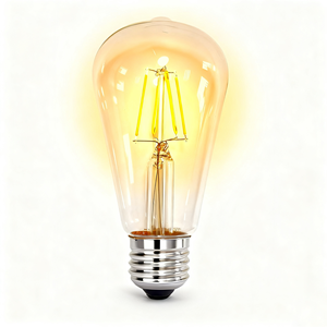 Đèn <span class=keywords><strong>LED</strong></span> dây tóc có thể điều chỉnh độ sáng PF>0.9 không nhấp nháy <span class=keywords><strong>ST64</strong></span> 6W Đèn cổ điển cổ điển trong suốt phủ sương ES phủ khói thủy tinh màu hổ phách - Product Image 4